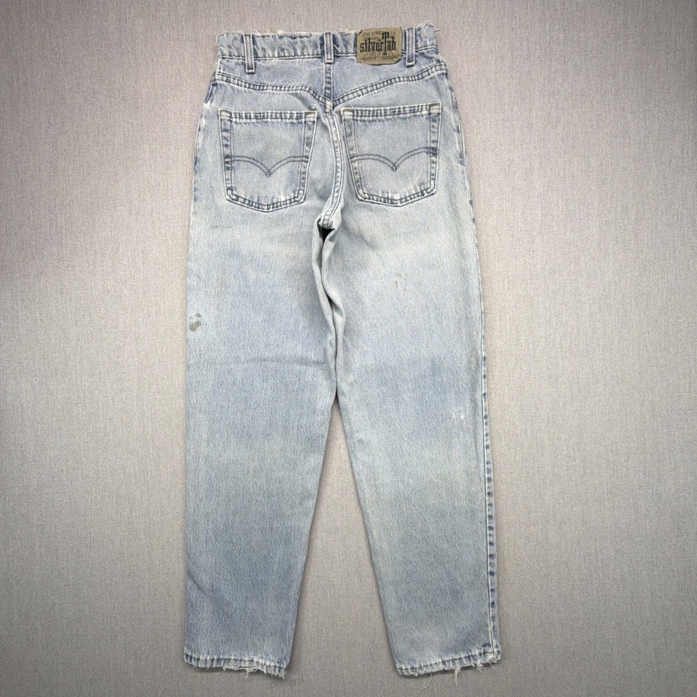 Vintage Levi's SilverTab Loose‎ Jeans 29x30 (Fits 27x29) Made in USA Thrashed
